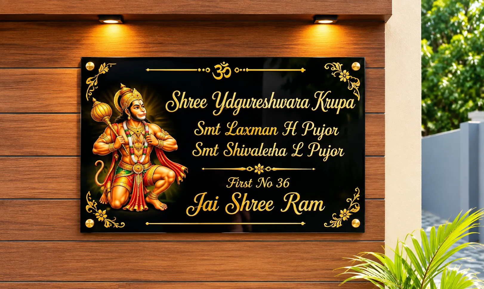 House decorative signage